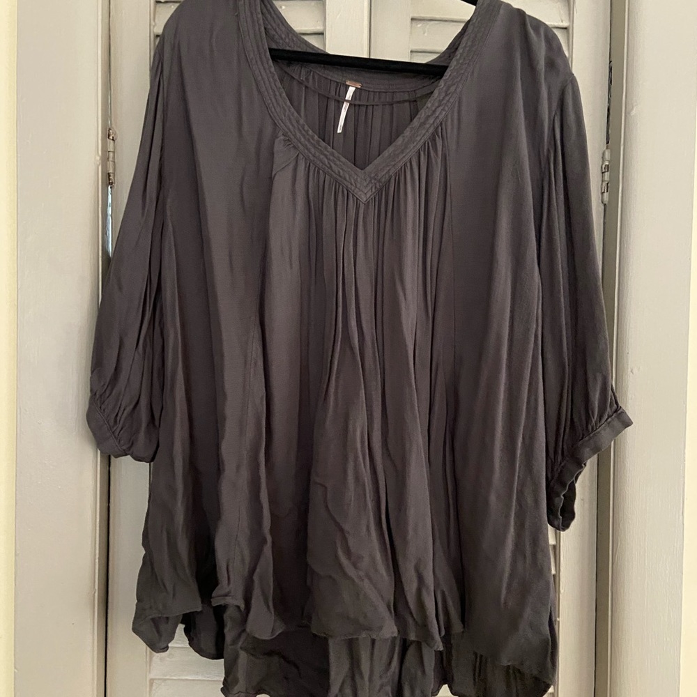 Free People hi low blouse